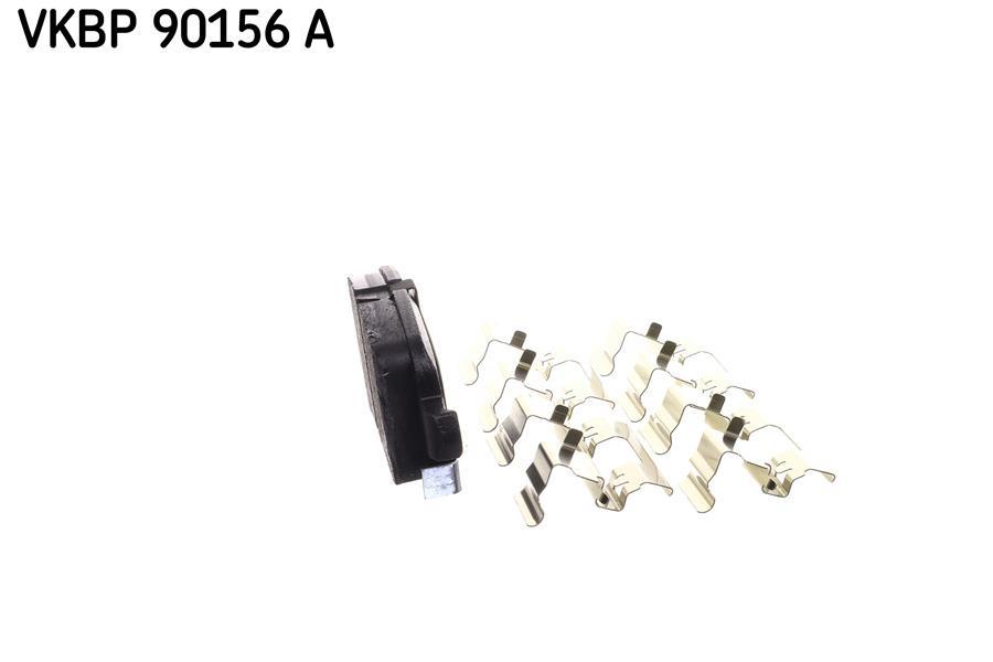 Jeu de 4 plaquettes de frein SKF ref. VKBP 90156 A